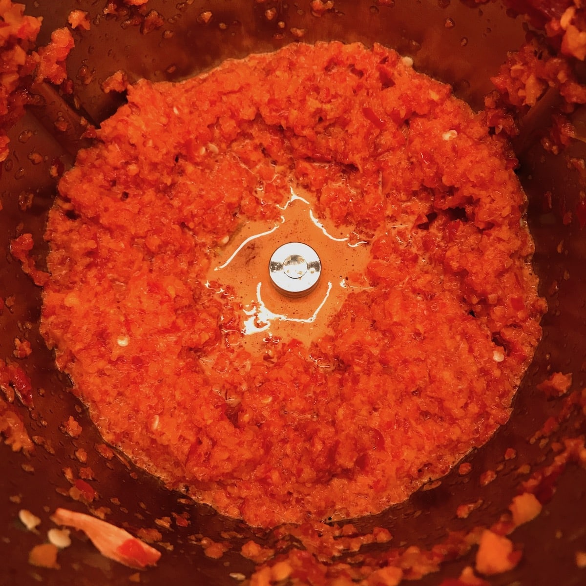 Zutaten für die Currycracker im Mixer